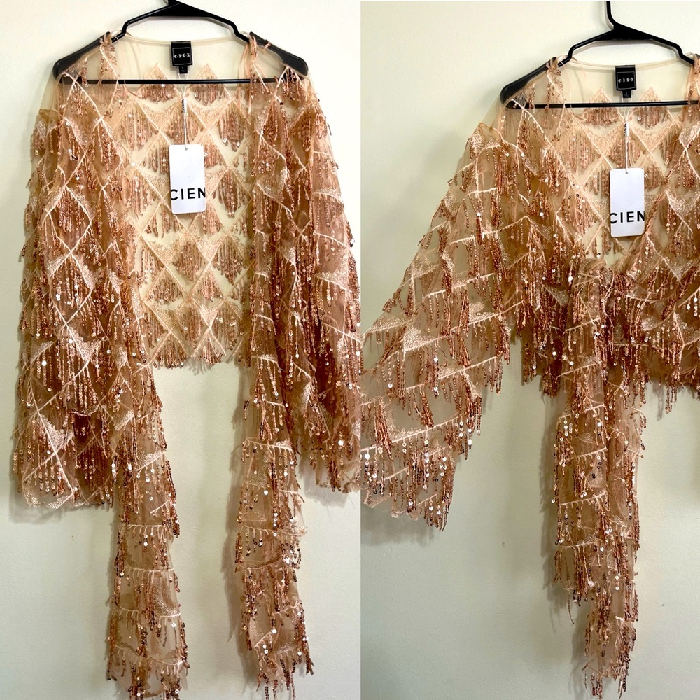 Sequin Blouse/Cardigan
